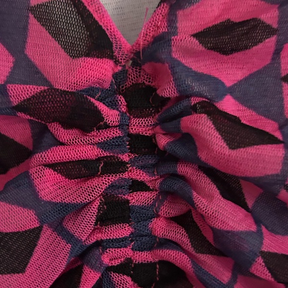 DVF Geometric Pattern Dress - Picture 3 of 8